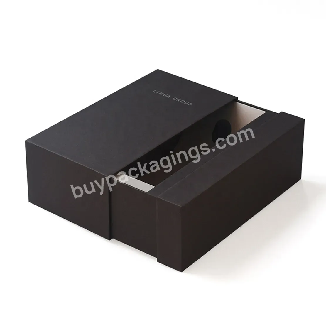 Premium Luxury Custom Print Gift Cardboard Paper Packaging Box For Wine Alcohol Spirits Liquor