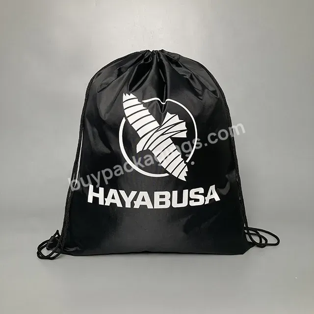 Print Recycle Drawstring Backpack Bag Packaging Drawstring Package Bag Clothes Drawstring Bags