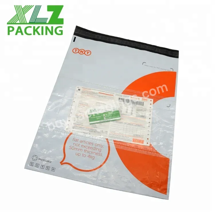 Printed Courier Bag Self-adhesive Mailing Bags With Invoice Pouch