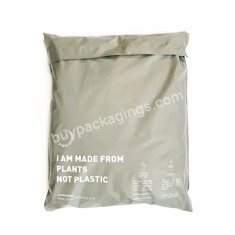 Printed Eco Home Compostable Mailer Clothe Mail Shipping Packaging Mailing Bags For Clothing