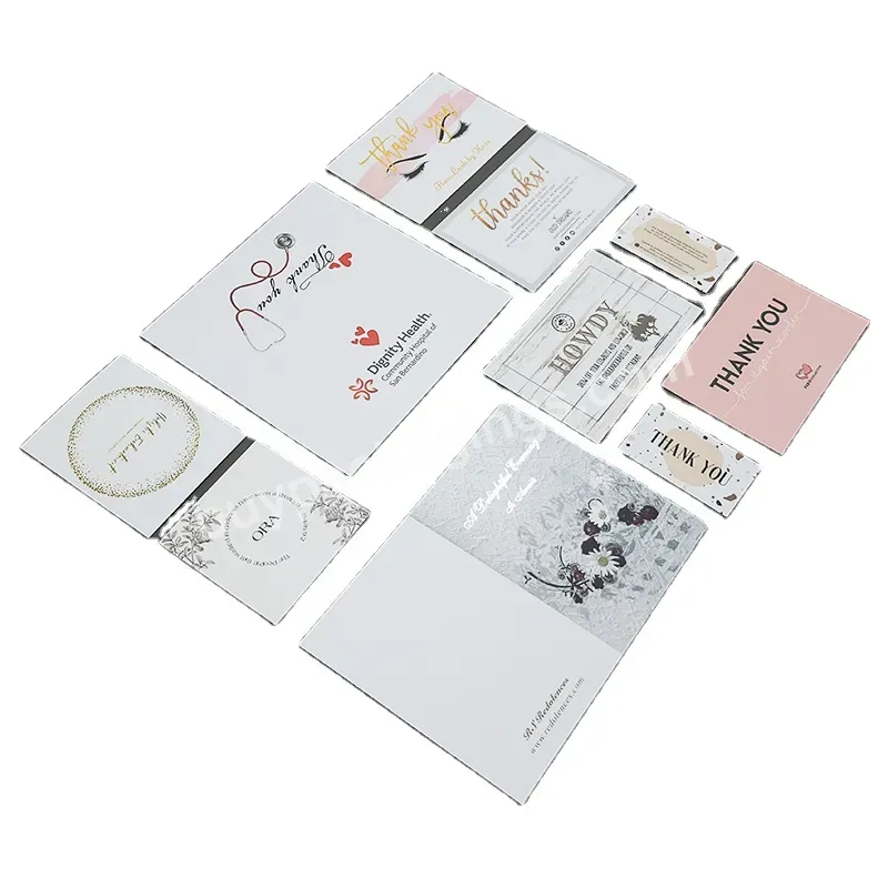 Printed High Quality Cardboard Header Card,Matte Folded Foil Brand Name Business Visiting Cards