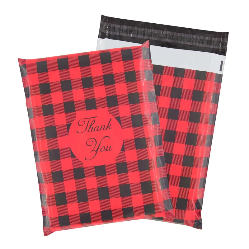 Printed ldpe thick shipping courier custom logo plastic biodegradable mailing bags for clothing