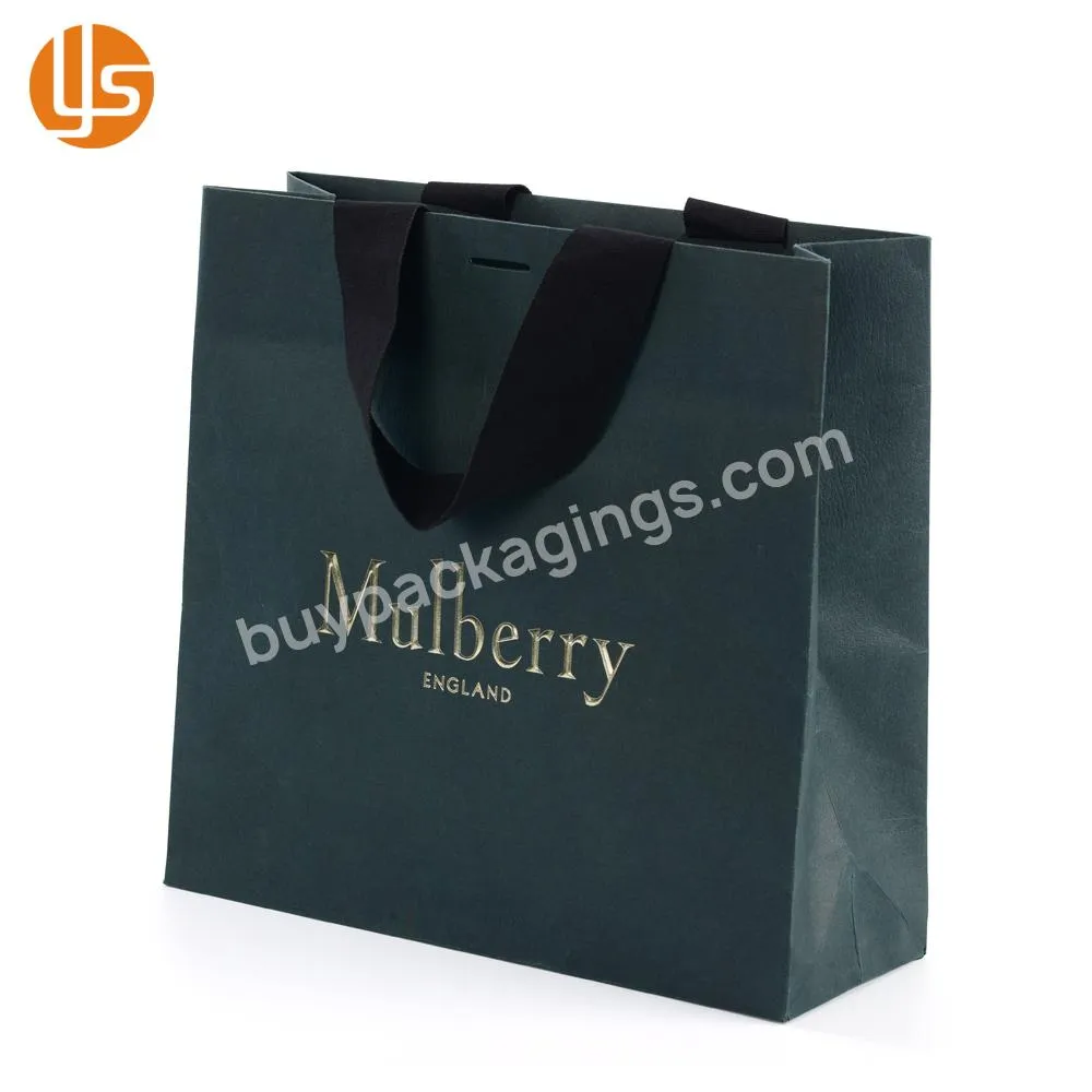 Printed Luxury Shopping Gift Custom Paper Bag bolsas de empaque