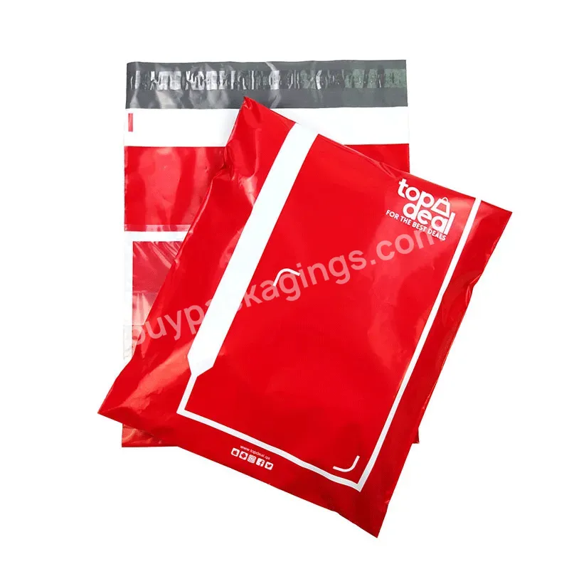 Printed Poly Delivery Mailing Bags Design Express Post Package Bag Courier Polymailer Custom Pouch For Apparel Packaging