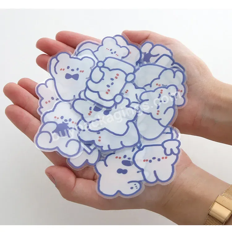 Printed Vinyl Die Cut Stickers Wholesale Customized Cute Various Styles Of Private Logo Full Penetration Label Products