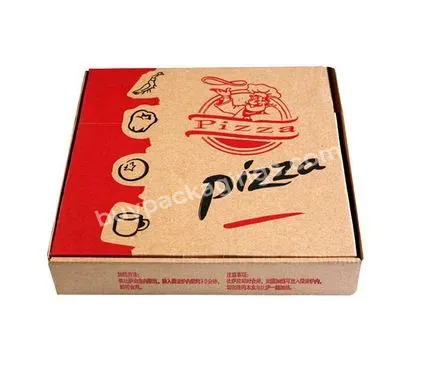 Printing Biodegradable Pizza Box Paper Clamshell Pizza Box Reusable Pizza Box