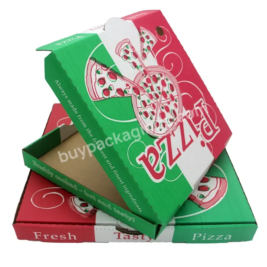 Printing Biodegradable Pizza Box Paper Clamshell Pizza Box Reusable Pizza Box