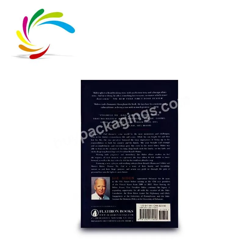 Printing book factory wholesale cheap custom perfect binding paperback novel book print service