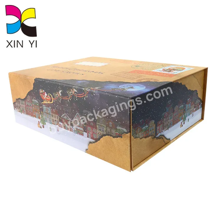 Printing Custom Luxury Magnetic Empty Paper Packaging Folding Gift Paper Box