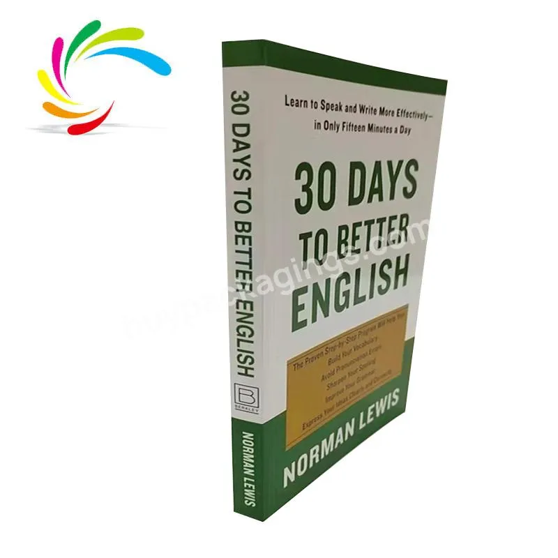 Printing latest bestseller stock motivational book 30 days to better English adults reading study books