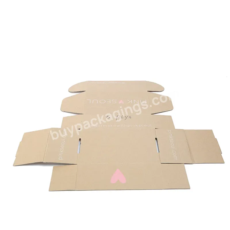 Printing Logo Recycled White Kraft Paper Box Cosmetic Packaging Cardboard Boxes For Bottle