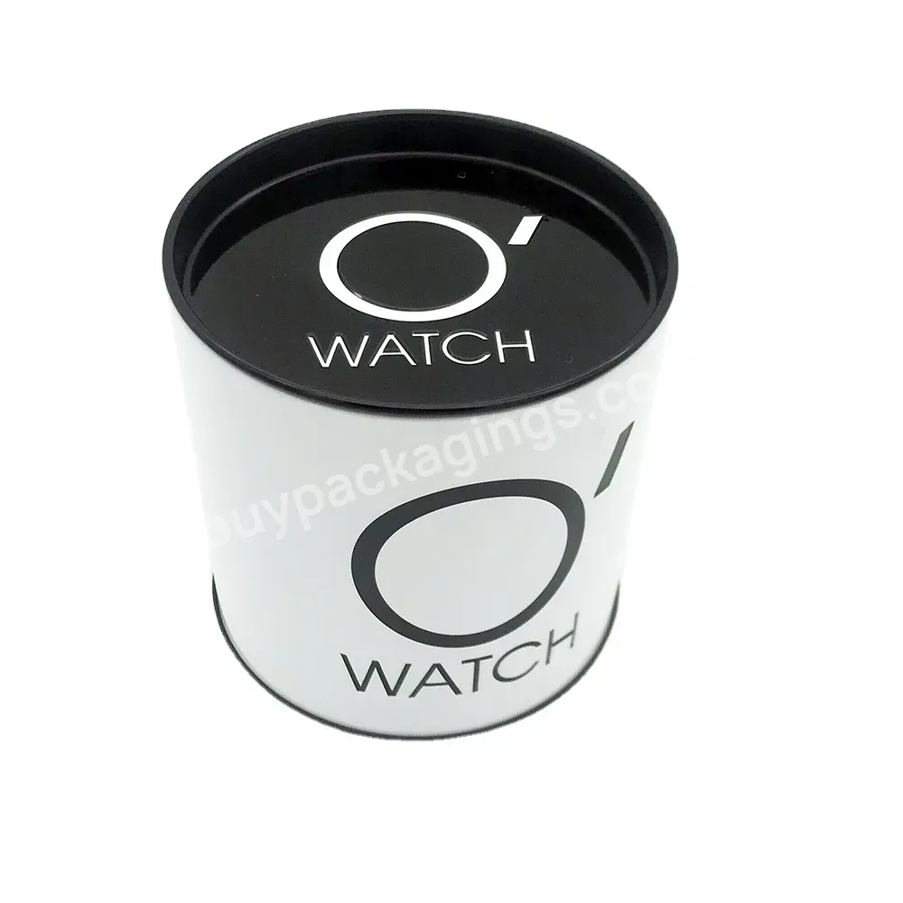 Printing Watch Packing Round Tin Can