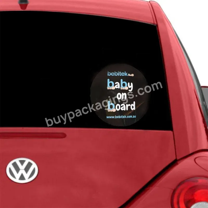 Printing Weather Resistance Sticker Company Logo Car With Company Logo