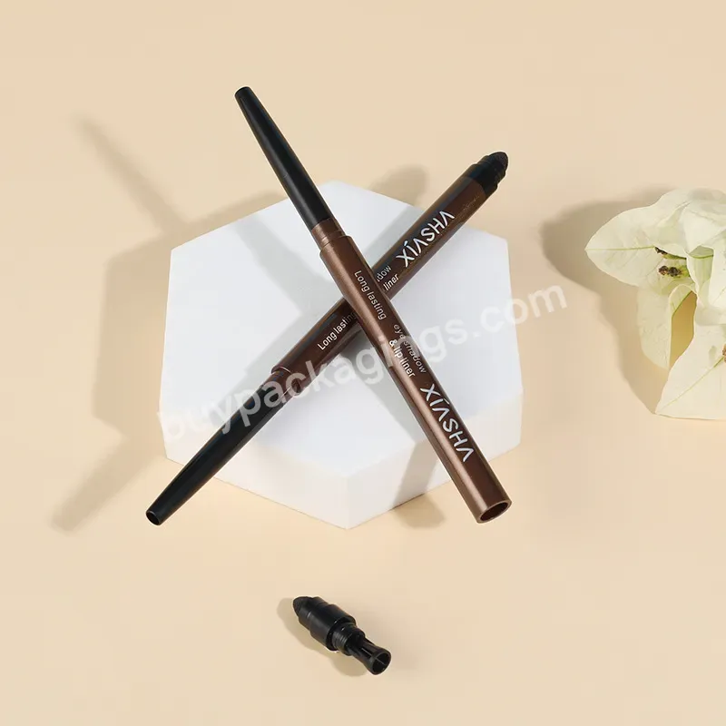 Private Air-tight Auto-rotating Eyebrow Pencil With Cotton Tip