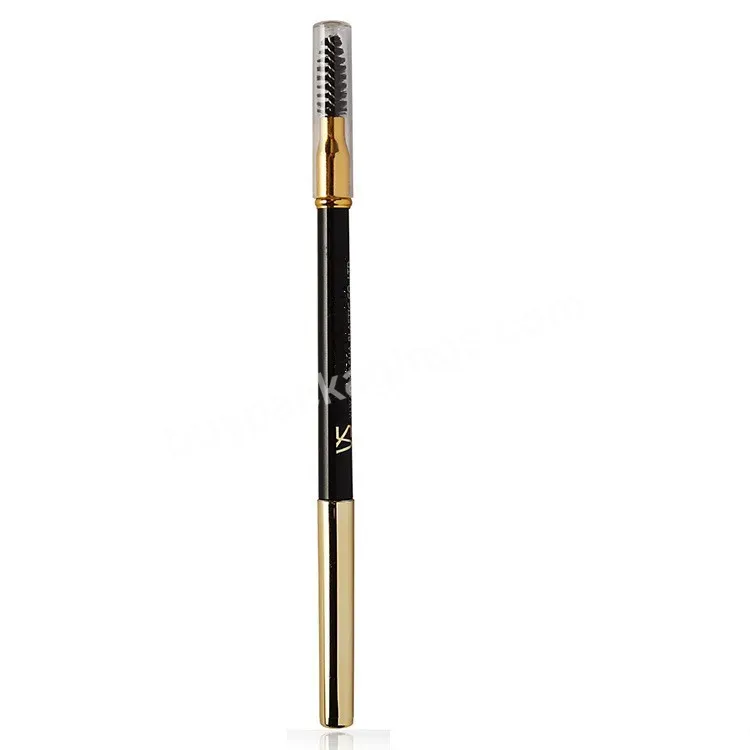 Private Air-tight Auto-rotating Eyebrow Pencil With Cotton Tip