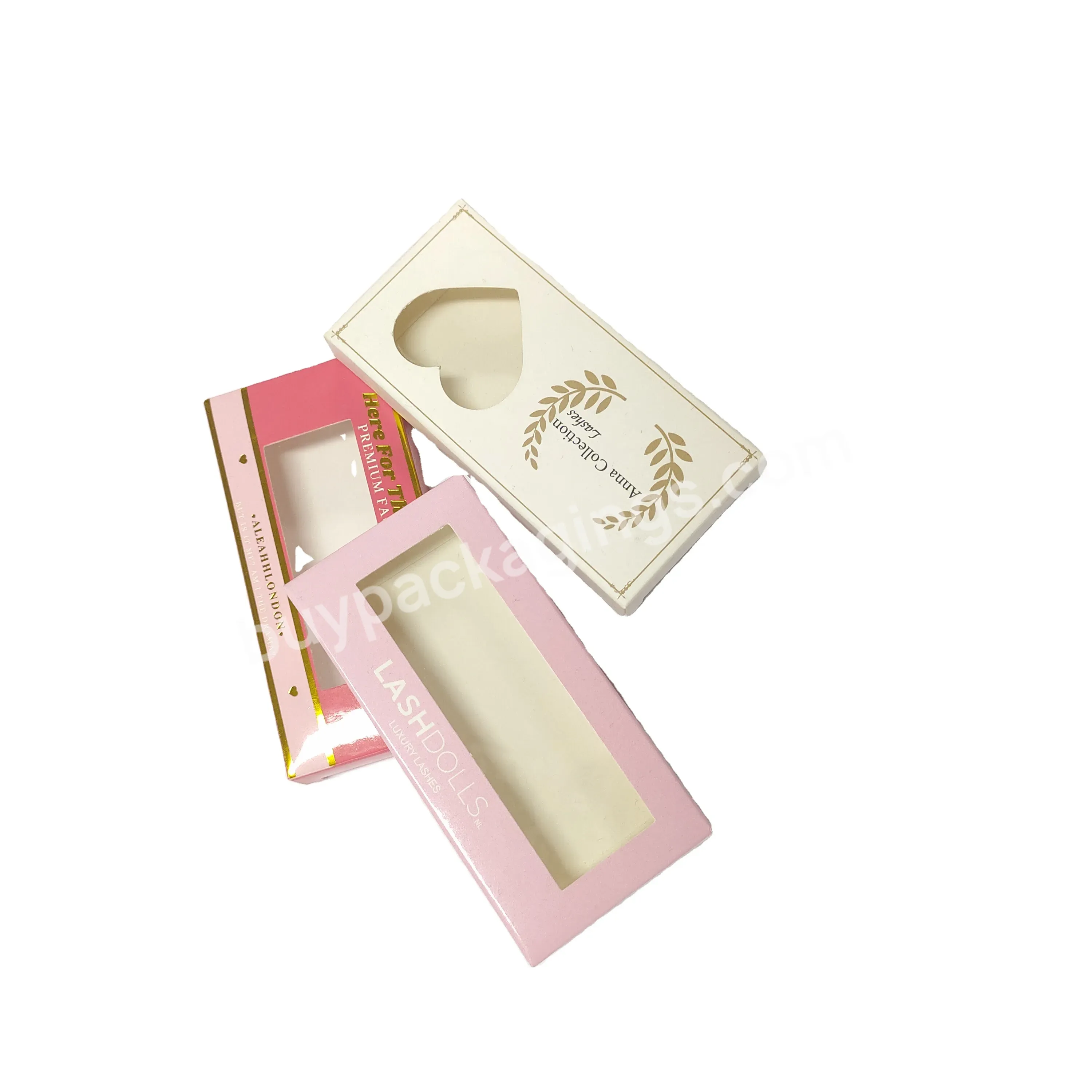 Private Brand Beautiful Eyelashes Packaging Customized Printed Cosmetic Eyelash Packaging Box