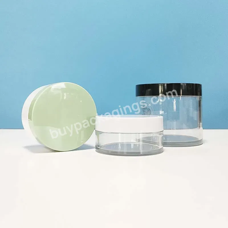 Private Label 7oz 200g Frosted Body Care Body Butter Jars Scrub Container And Hair Care Recyclable Plastic Packaging