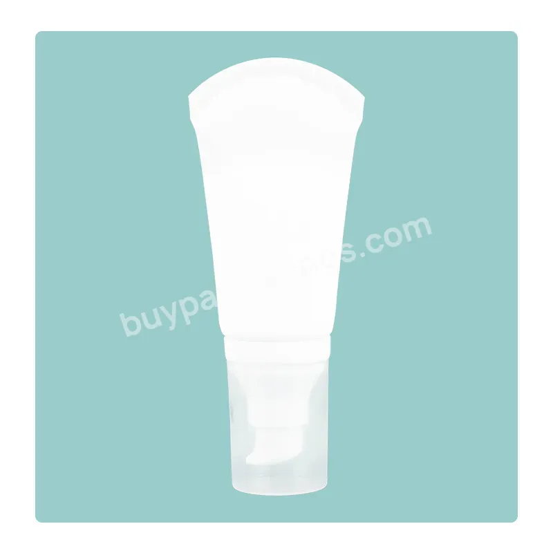 Private Label Cosmetic Empty Container 45ml 40ml 50ml Pump Head Lotion Moisturizer Tube Plastic Plastic Packaging