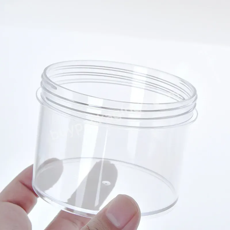 Private Label Custom 120ml 200ml Ps Plastic Cosmetic Jar With Pp Lids