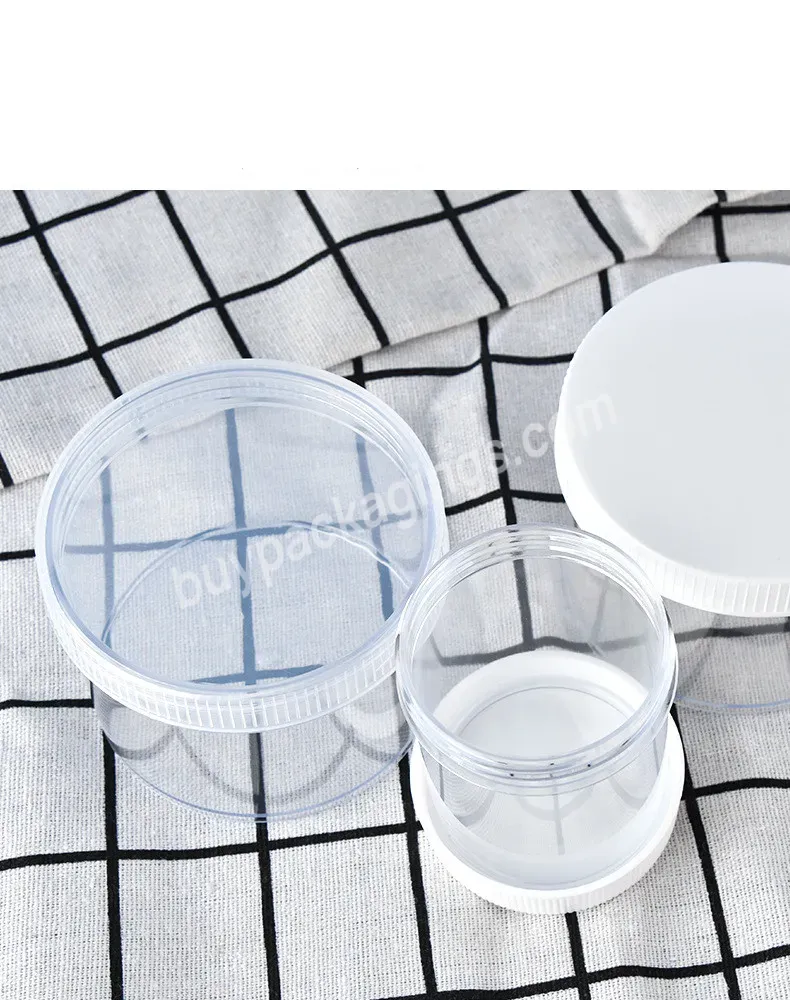 Private Label Custom 120ml 200ml Ps Plastic Cosmetic Jar With Pp Lids