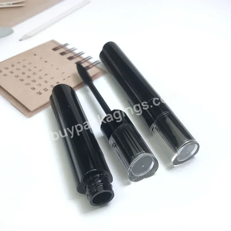 Private Label Custom 12ml Heart Mascara Bottle Containers Black Empty Mascara Tube With Brush