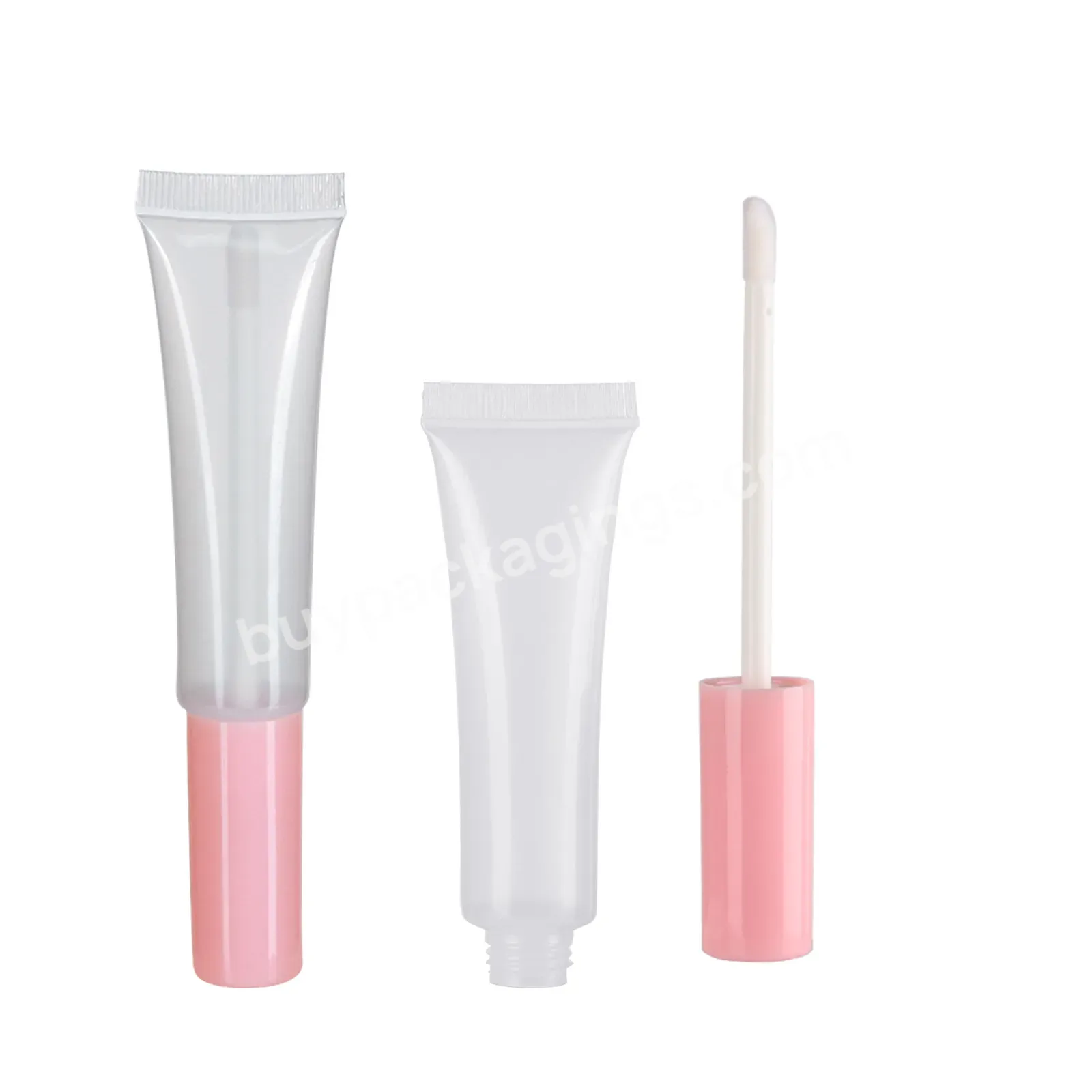 Private Label Custom 15ml Lip Oil Tint Liquid Lipstick Lip Gloss Tube Container Plastic Packaging - Buy Liquid Lipstick Packaging,Lip Gloss Plastic Packaging,Lip Oil Packaging.