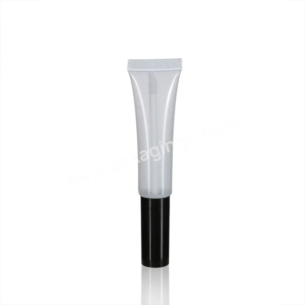 Private Label Custom 15ml Lip Oil Tint Liquid Lipstick Lip Gloss Tube Container Plastic Packaging