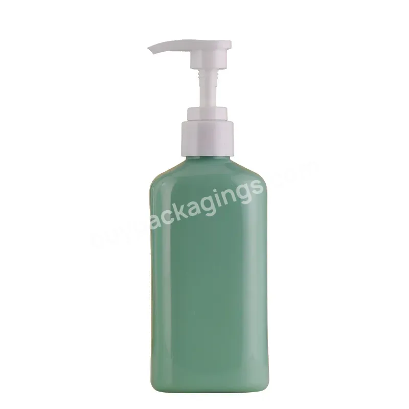 Private Label Custom 200ml Pet Plastic Cosmetic Bottle Empty Shampoo Shower Gel Body Lotion Bottles With Pump