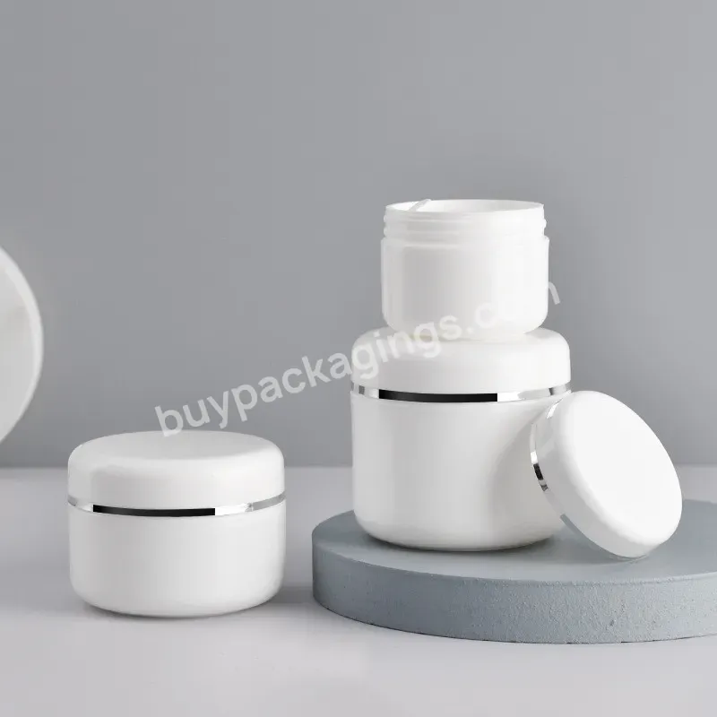 Private Label Custom 20g30g50g100g150g200g250g Pp Plastic Multicapacity Cosmetic Jar For Cream Packaging Containers Jar