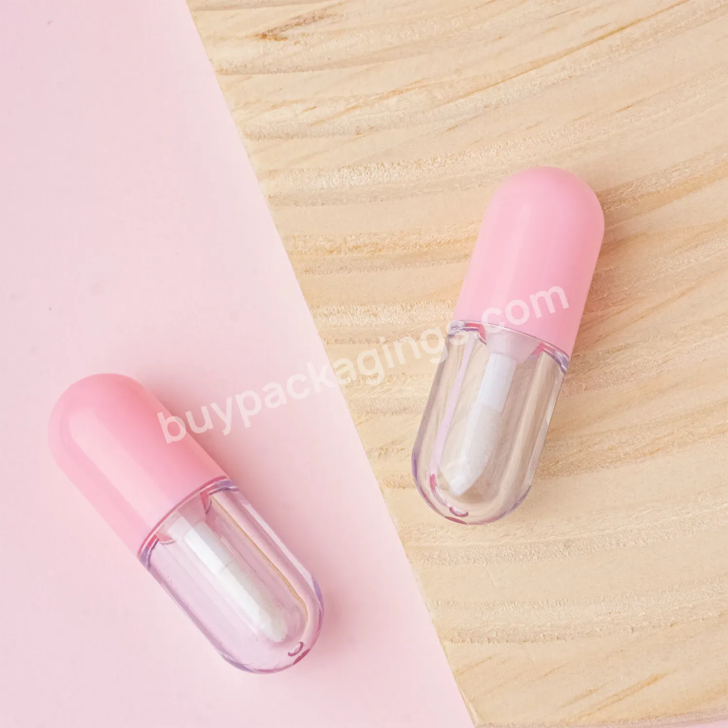 Private Label Custom 2ml Mini Lip Gloss Lip Oil Tint Liquid Lipstick Plastic Packaging Tube Container - Buy Mini Lip Gloss Packaging,Liquid Lipstick Plastic Packaging,Lip Oil Packaging.