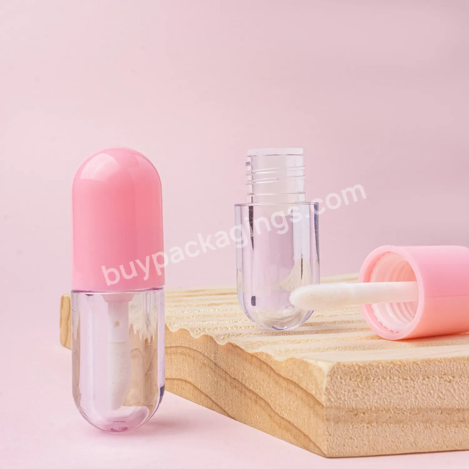 Private Label Custom 2ml Mini Lip Gloss Lip Oil Tint Liquid Lipstick Plastic Packaging Tube Container