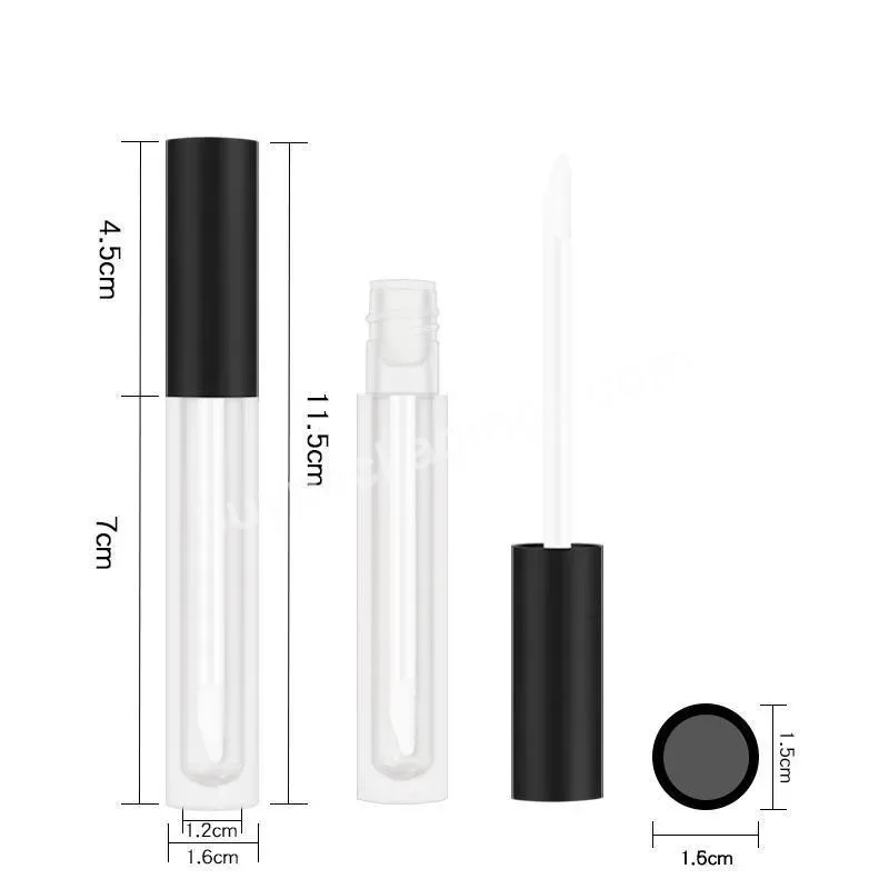 Private Label Custom 3.5ml Lip Tint Oil Liquid Lipstick Lip Gloss Plastic Packaging Empty Tube Container