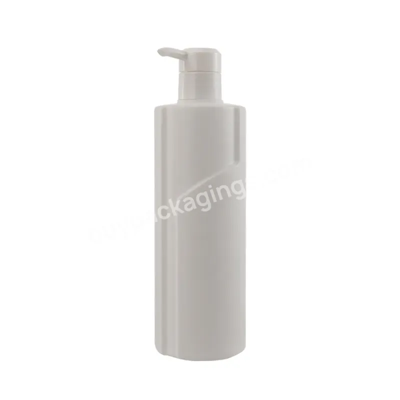 Private Label Custom 500ml Hdpe Plastic Cosmetic Bottle Cylindrical Shampoo Shower Gel Body Lotion Bottles With Pump - Buy Shampoo Bottle,Shower Gel Bottle,Body Lotion Bottles.