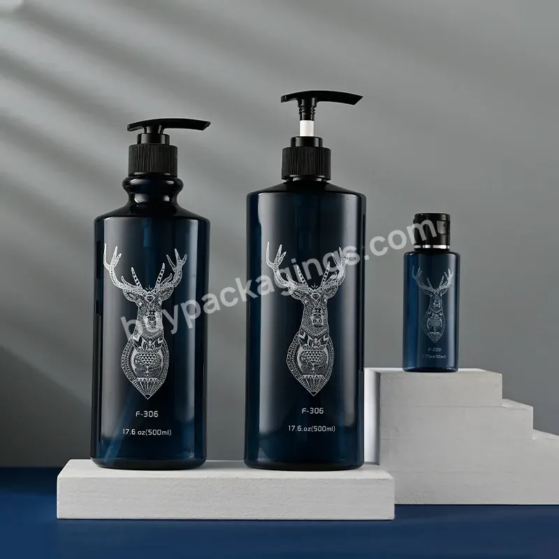 Private Label Custom 50ml 500ml Pet Plastic Cosmetic Bottle Empty Shampoo Shower Gel Body Lotion Bottles With Pump