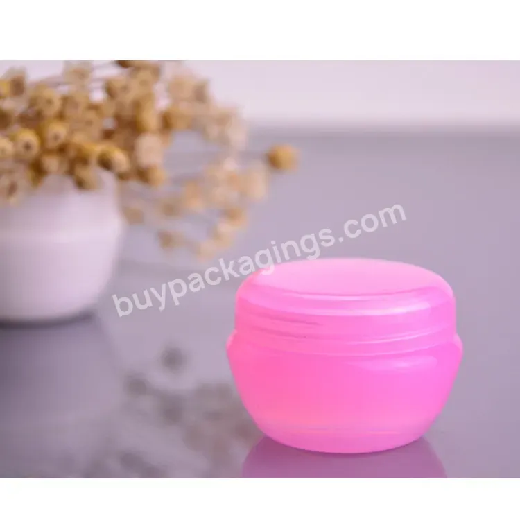 Private Label Custom 5g 10g 20g 30g 50g Pp Plastic Mushroom Cosmetic Jar For Cream Packaging Containers Jar