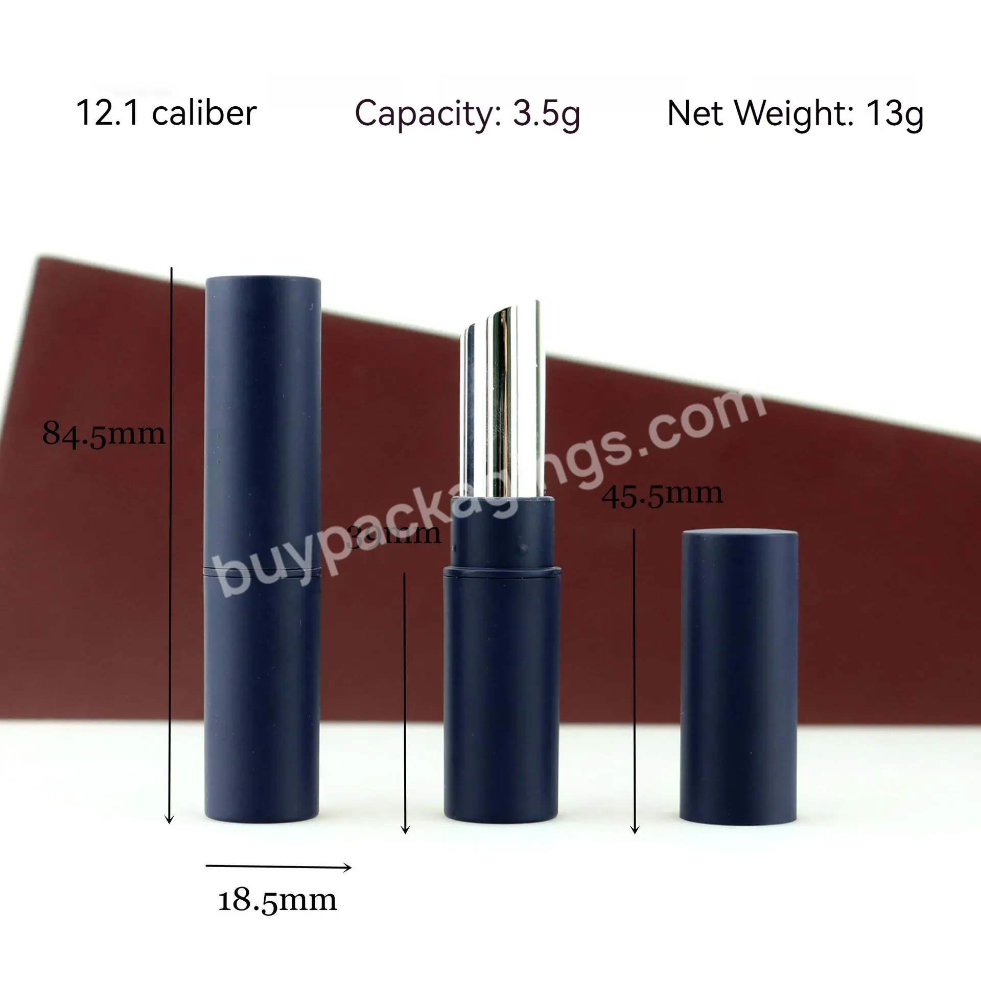 Private Label Custom Beveled Mouth Lipstick Tubes Wholesale Abs Plastic Lipstick Tubes