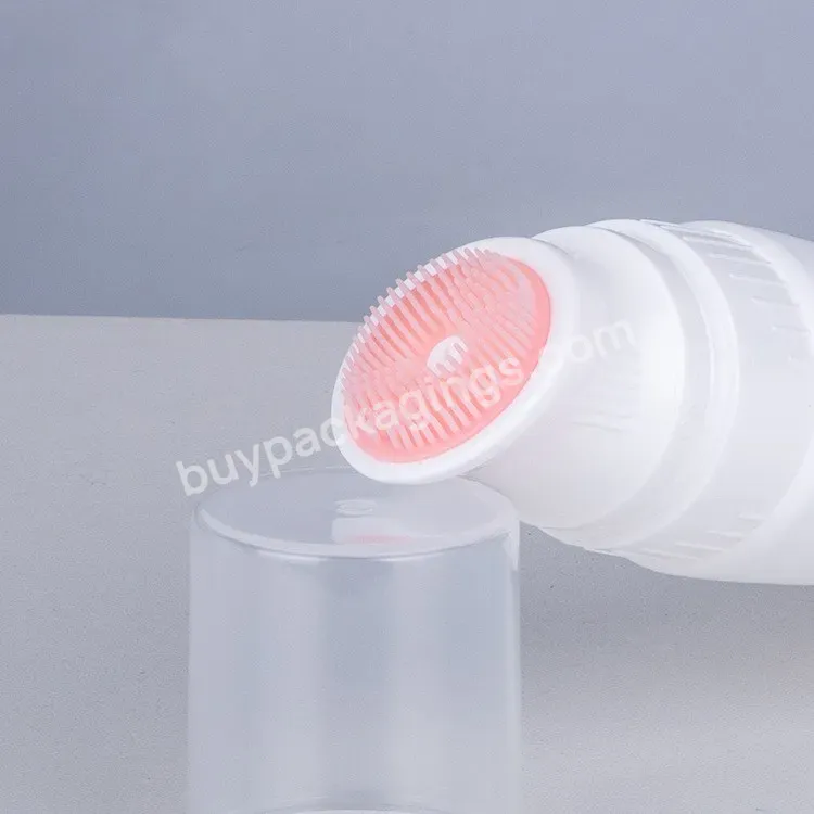 Private Label Custom Cosmetic Packaging 80ml Pe Plastic Cosmetic Bottle Empty Face Cleanser Foam Bottles - Buy 80ml Face Cleanser Bottle,80ml Cleanser Plastic Packaging,80ml Pe Bottles.