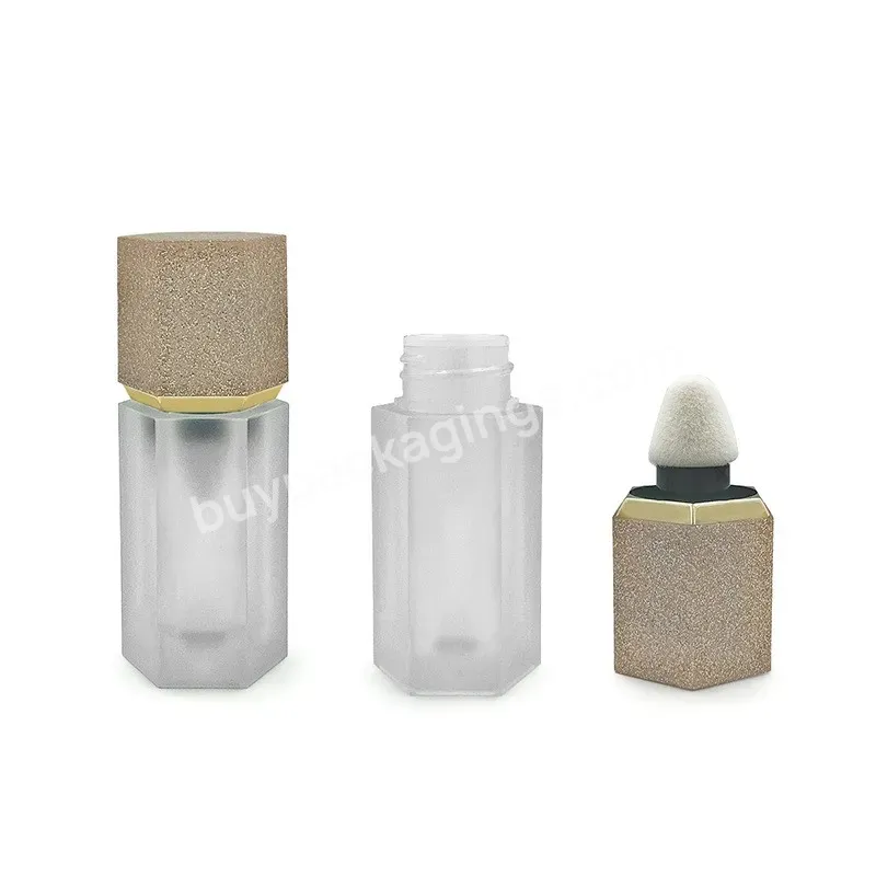 Private Label Custom Cosmetic Plastic Packaging 8ml Liquid Lipstick Lipgloss Lip Plumper Empty Container Tube Bottle