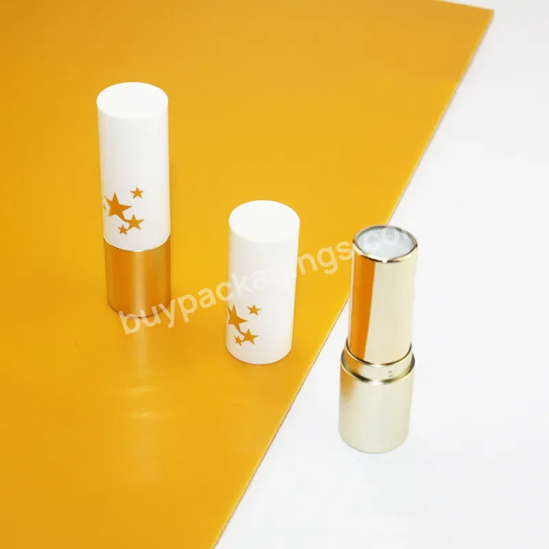 Private Label Custom Empty Lipstick Tubes Container Round Plastic Lipstick Tubes12.1mm