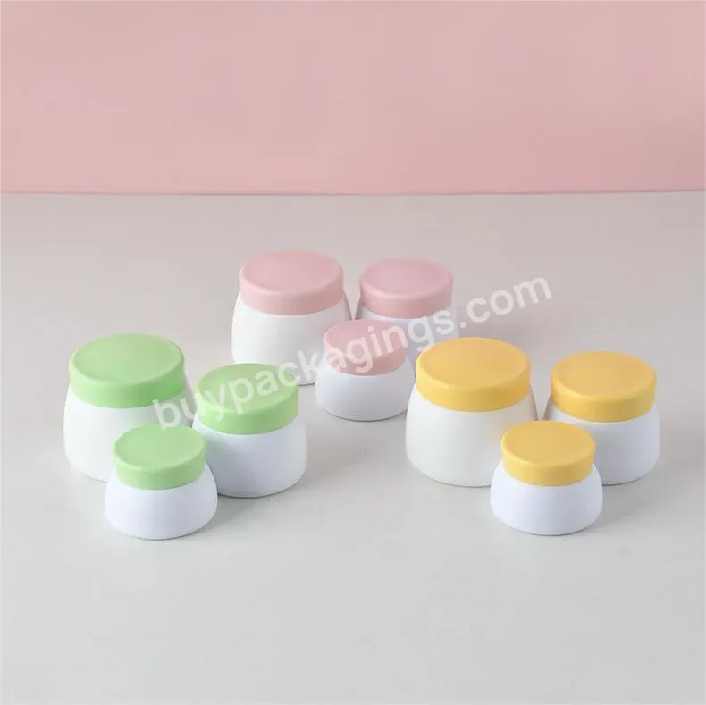 Private Label Custom Empty Pp Plastic Multicapacity Children's Cosmetic Jar For Cream Packaging Containers Jar