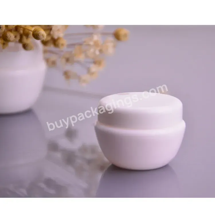 Private Label Custom Empty Pp Plastic Multicapacity Mushroom Cosmetic Jar For Cream Packaging Containers Jar