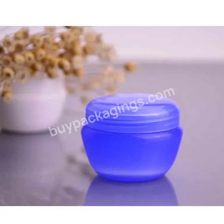 Private Label Custom Empty Pp Plastic Multicapacity Mushroom Cosmetic Jar For Cream Packaging Containers Jar