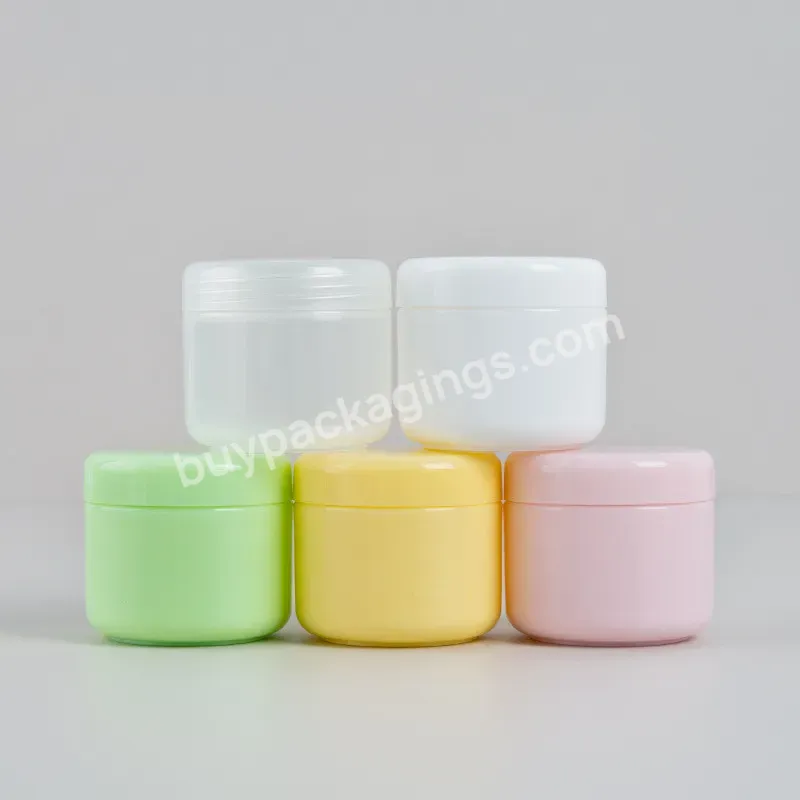 Private Label Custom Pp Colorful Custom Plastic Ointment Jar Cosmetic Jar 10g20g30g50g100g150g200g250g Cream Jars