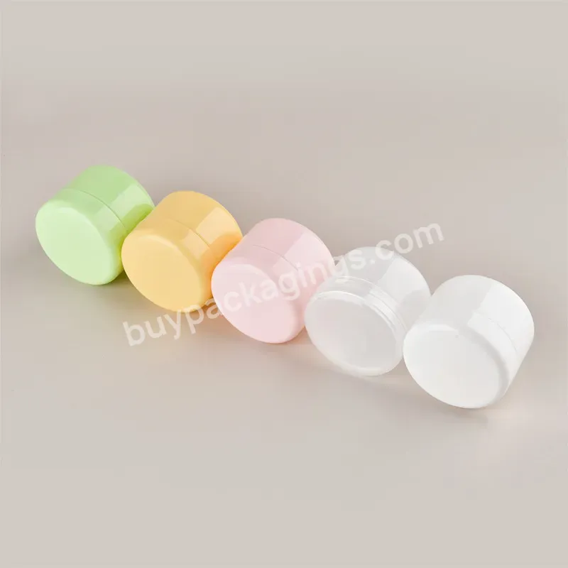 Private Label Custom Pp Colorful Custom Plastic Ointment Jar Cosmetic Jar 10g20g30g50g100g150g200g250g Cream Jars