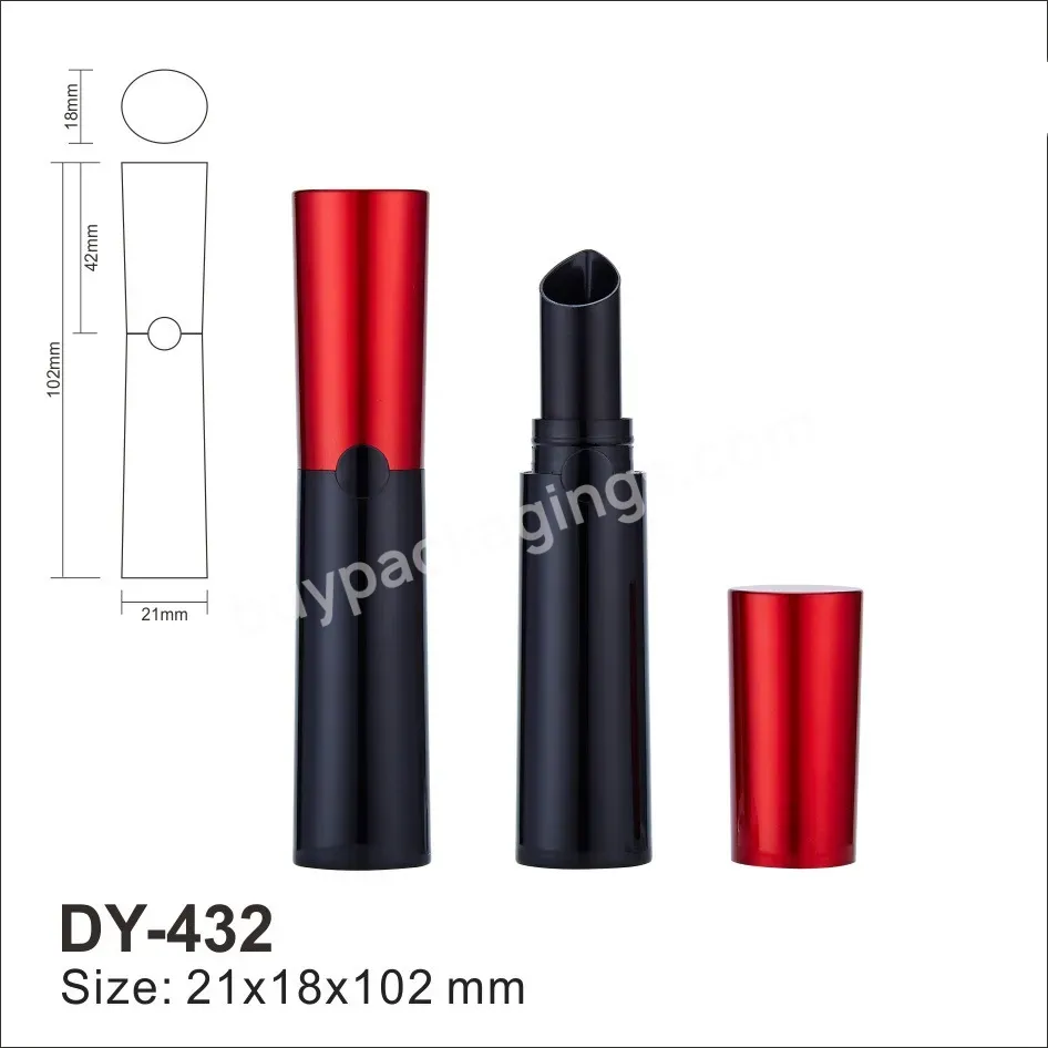 Private Label Customize 432# Slim Waist Amn Makeup Lipstick Tube Color Cosmetic Packaging Container