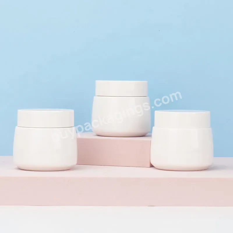 Private Label Customize Cosmetic 20g 30g 70g Cream Jar Bottle Plastic Packaging Empty Container