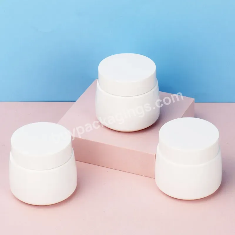 Private Label Customize Cosmetic 20g 30g 70g Cream Jar Bottle Plastic Packaging Empty Container