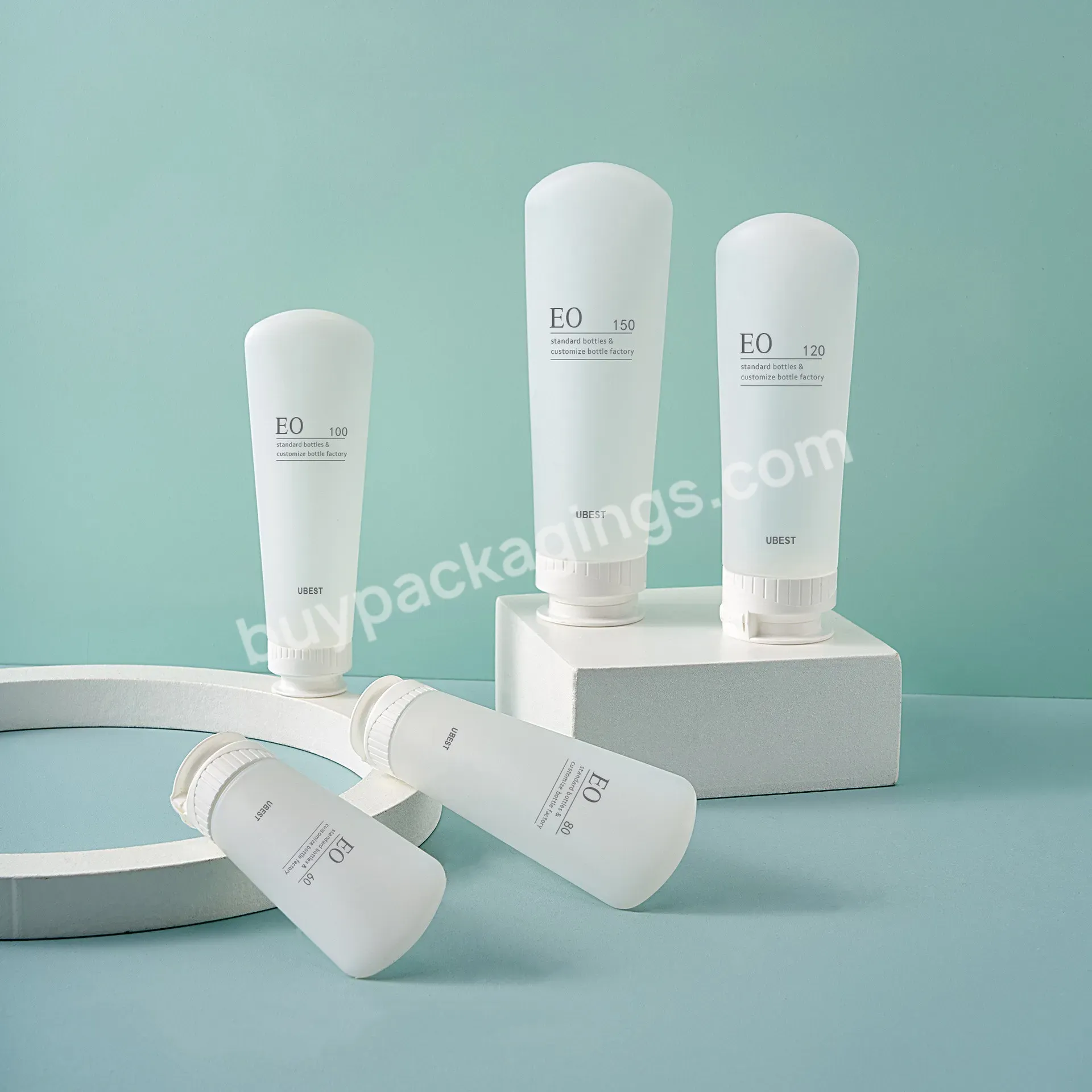 Private Label Customize Cosmetic 30 50 60 100 120 150ml Cleanser Cream Lotion Shampoo Tube Bottle Plastic Packaging