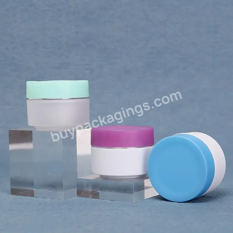 Private Label Customize Cosmetic 3g Plastic Packaging Eye Cream Jar Bottle Empty Container Plastic Packaging