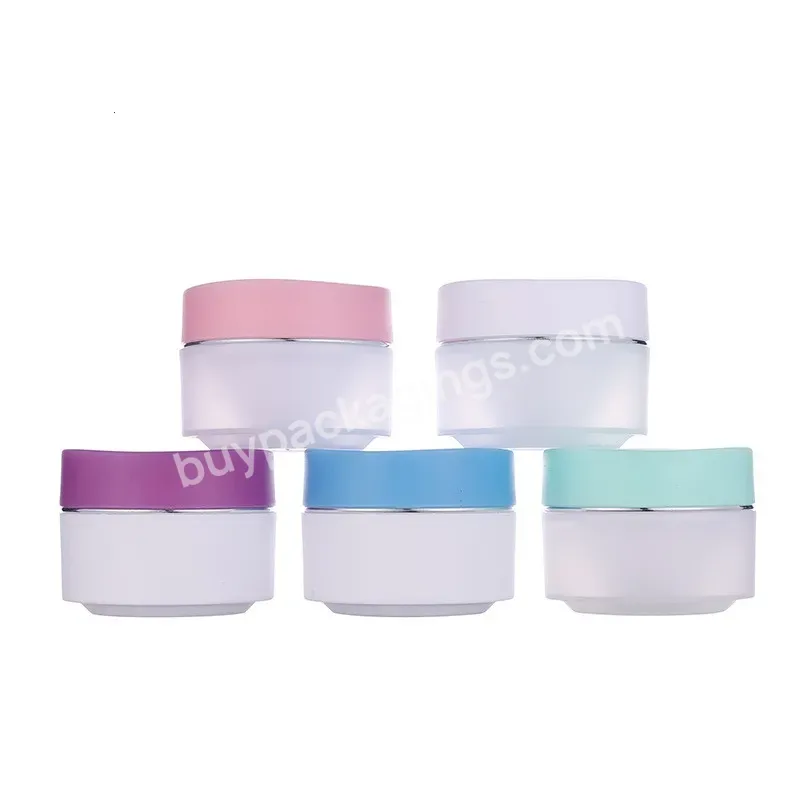 Private Label Customize Cosmetic 3g Plastic Packaging Eye Cream Jar Bottle Empty Container Plastic Packaging